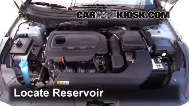 2015 Hyundai Sonata SE 2.4L 4 Cyl. Windshield Washer Fluid Add Fluid